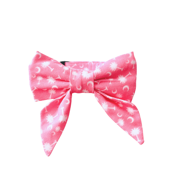 SC Palmettos in Pink & Blue Bows