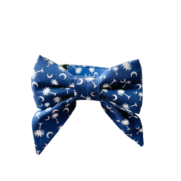 SC Palmettos in Pink & Blue Bows