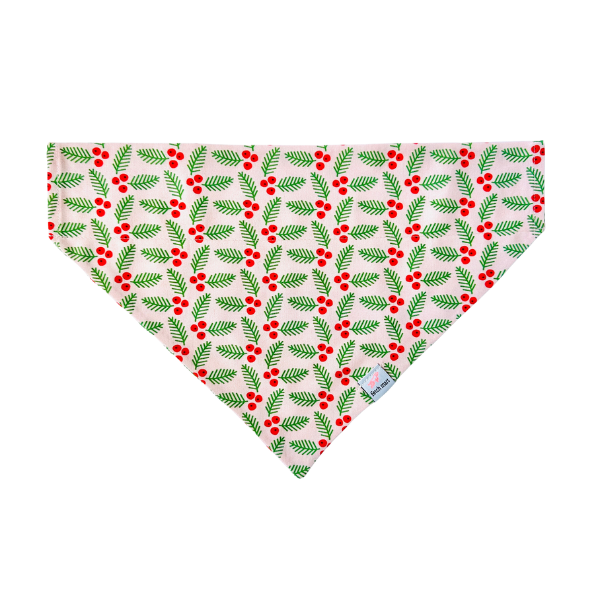 Pink Berries & Pine Bandana