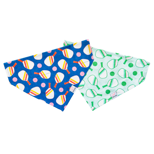 Pickleball in Blue & Mint Bandana