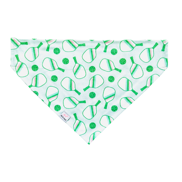 Pickleball in Blue & Mint Bandana