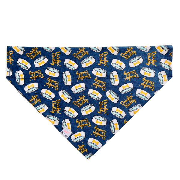 Drinking Buddies in Navy & Pink Bandana