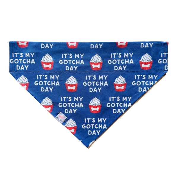 Gotcha Day in Blue & Pink Bandana