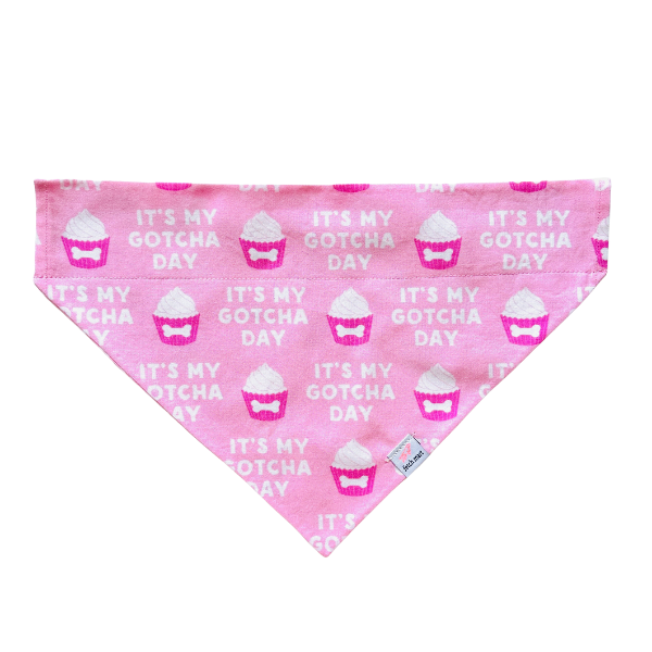 Gotcha Day in Blue & Pink Bandana