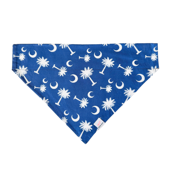 South Carolina Palmettos in Blue & Pink Bandana