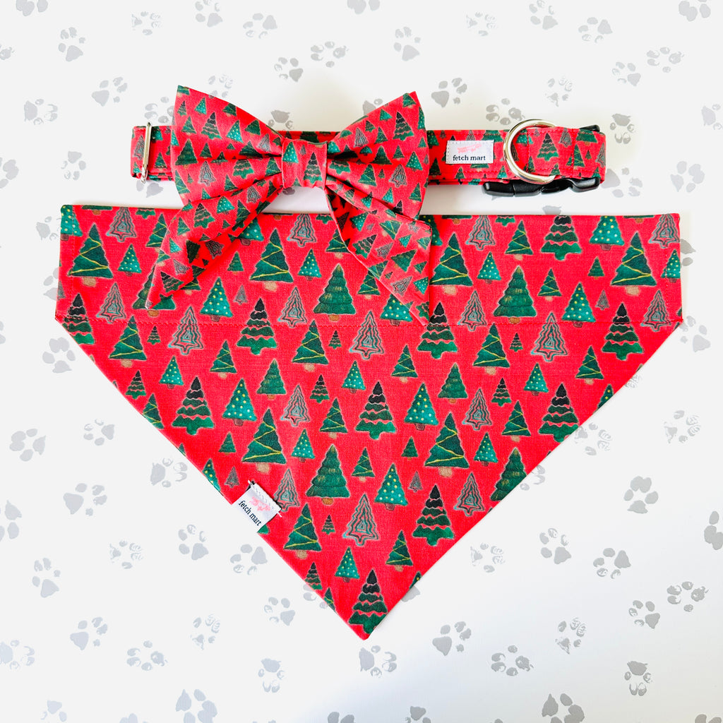 Christmas Trees Sailor Bow