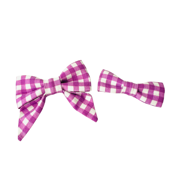 Gingham Plaid Bows
