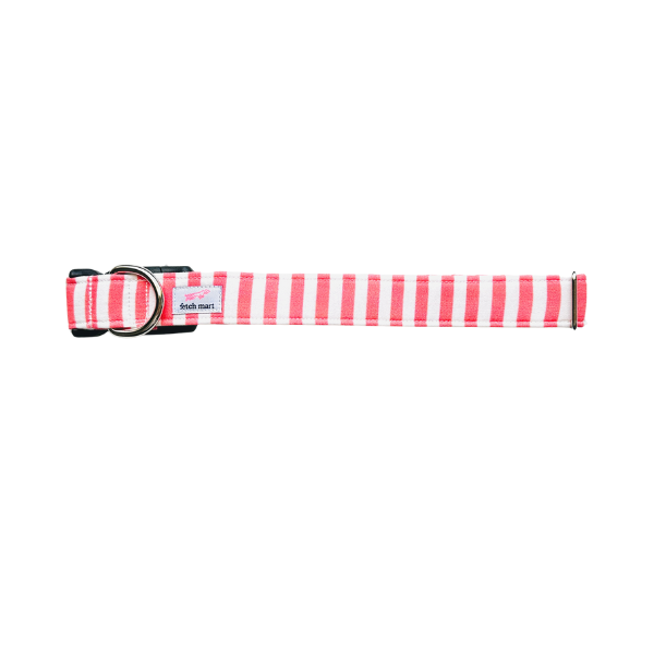 Coral Cabana Stripe Collar
