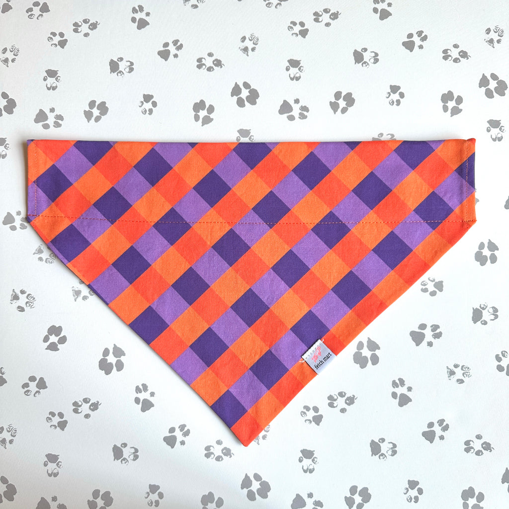 Clemson Plaid Bandanas