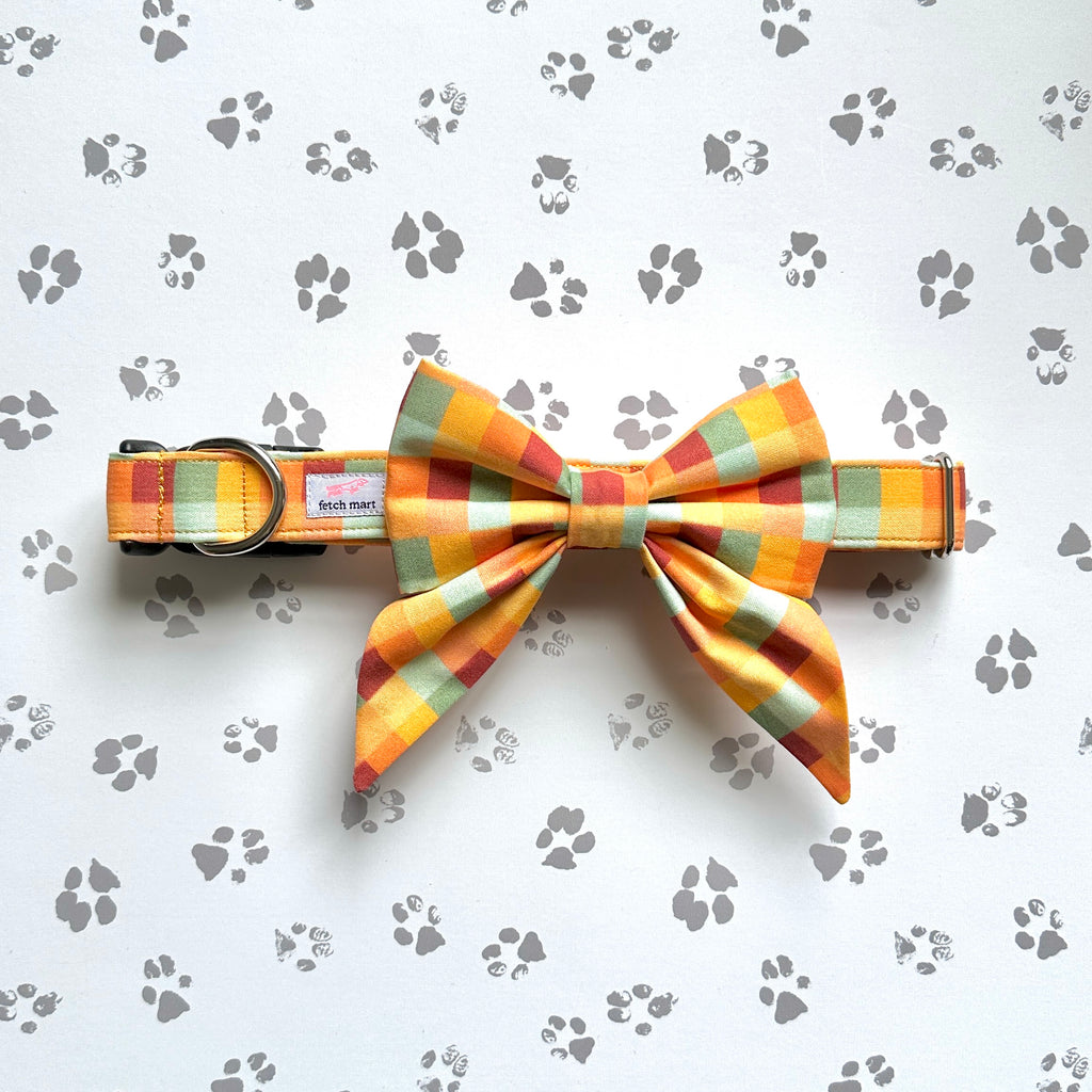 Hazel Gingham Bow Tie