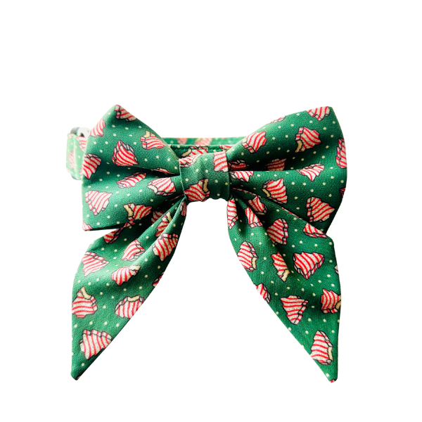 Christmas Tree Cakes Sailor Bow