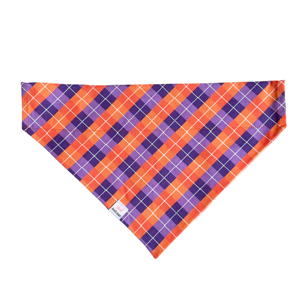 Clemson Plaid Bandanas
