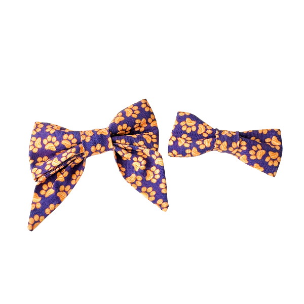 Clemson Paws Bows