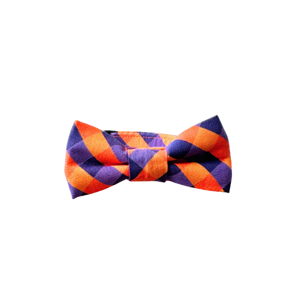 Clemson Gingham Bows
