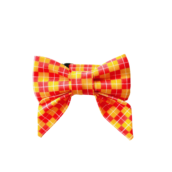 Chiefs Plaid Bows