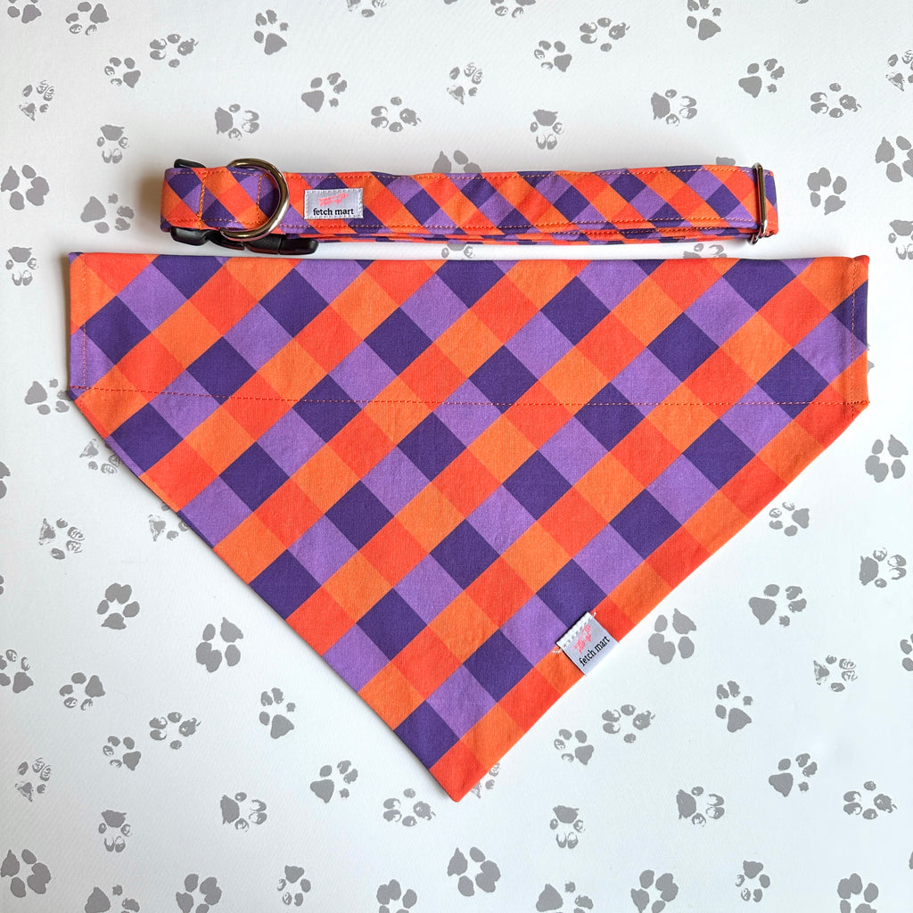 Clemson Gingham Collar