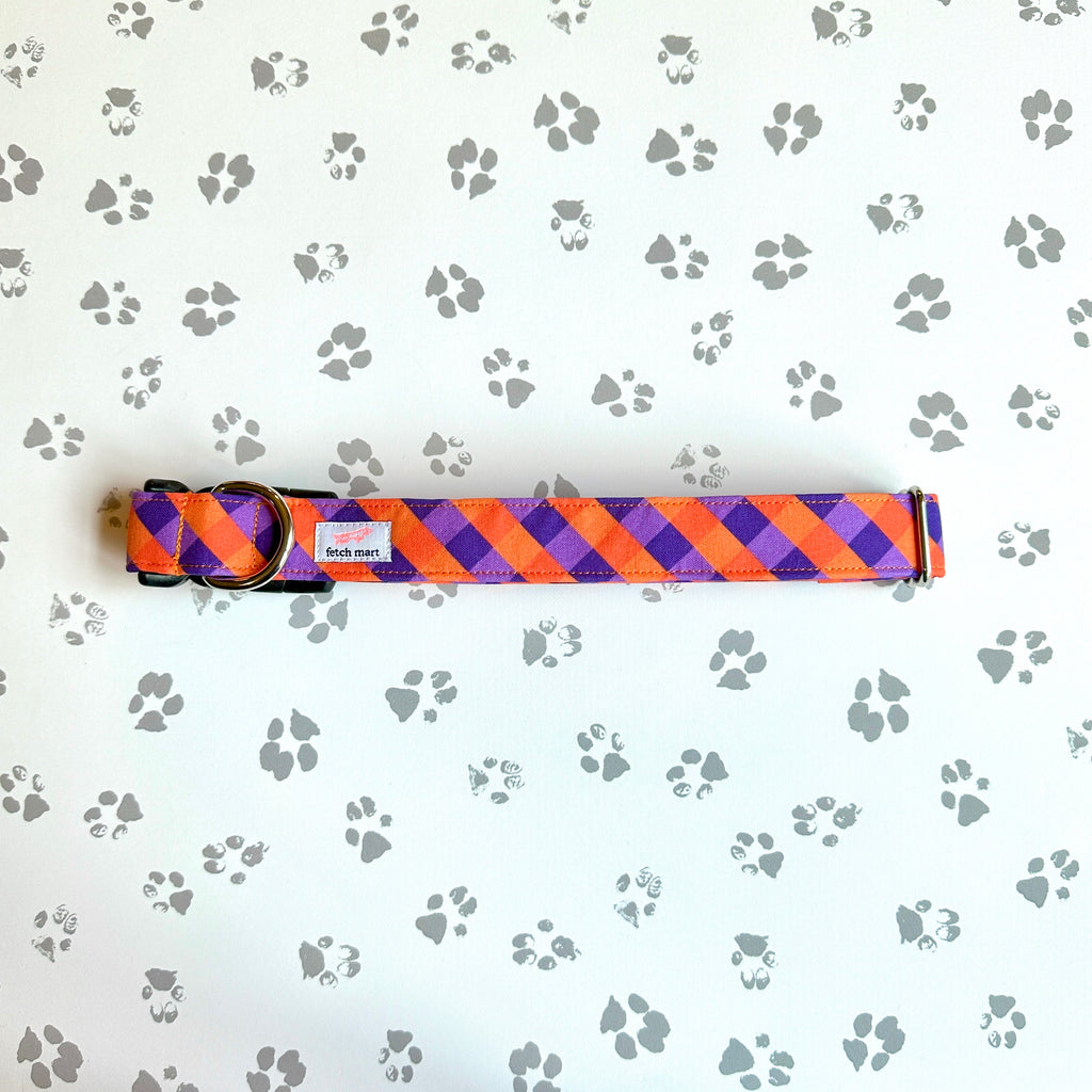 Clemson Gingham Collar