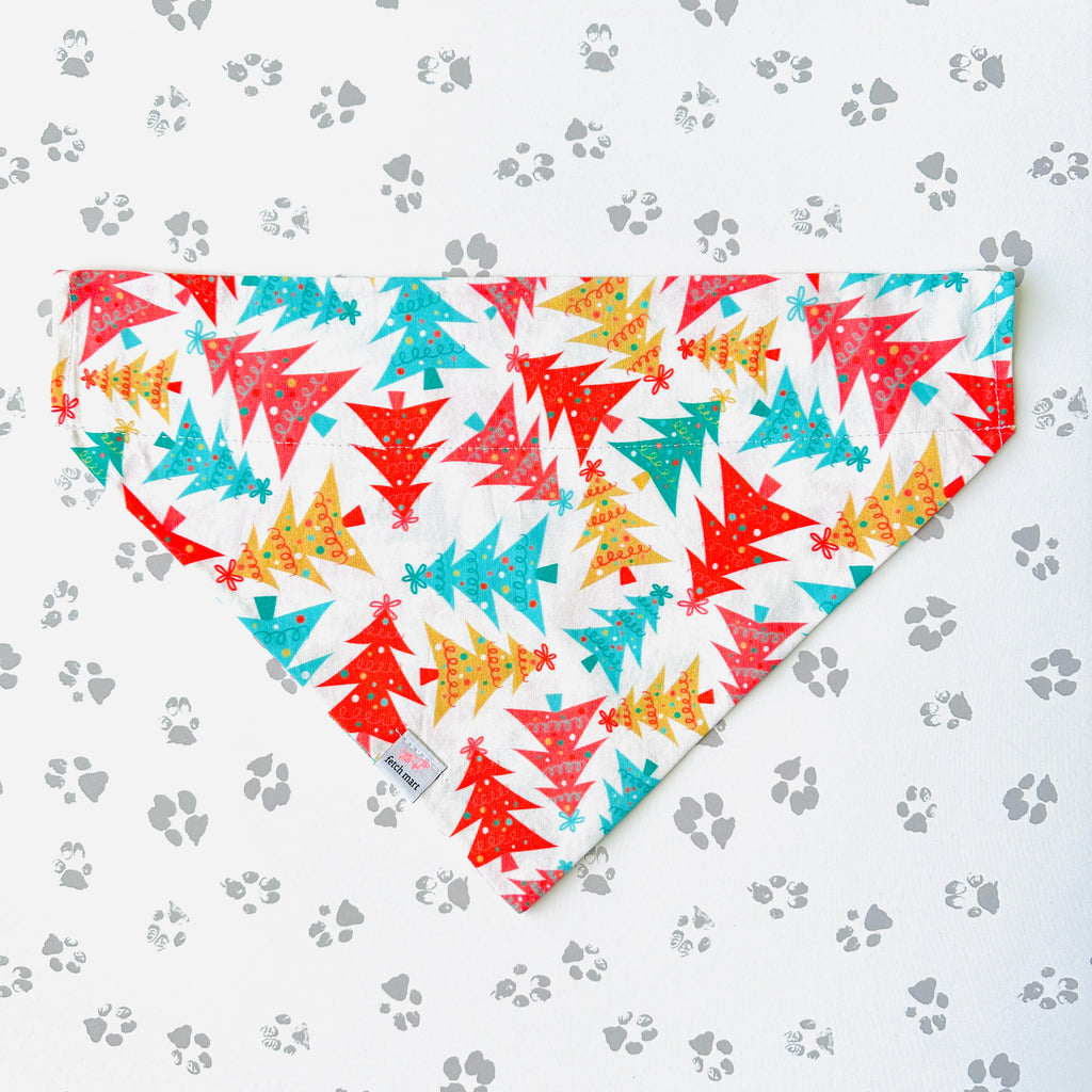 Colorful Christmas Trees Bandana