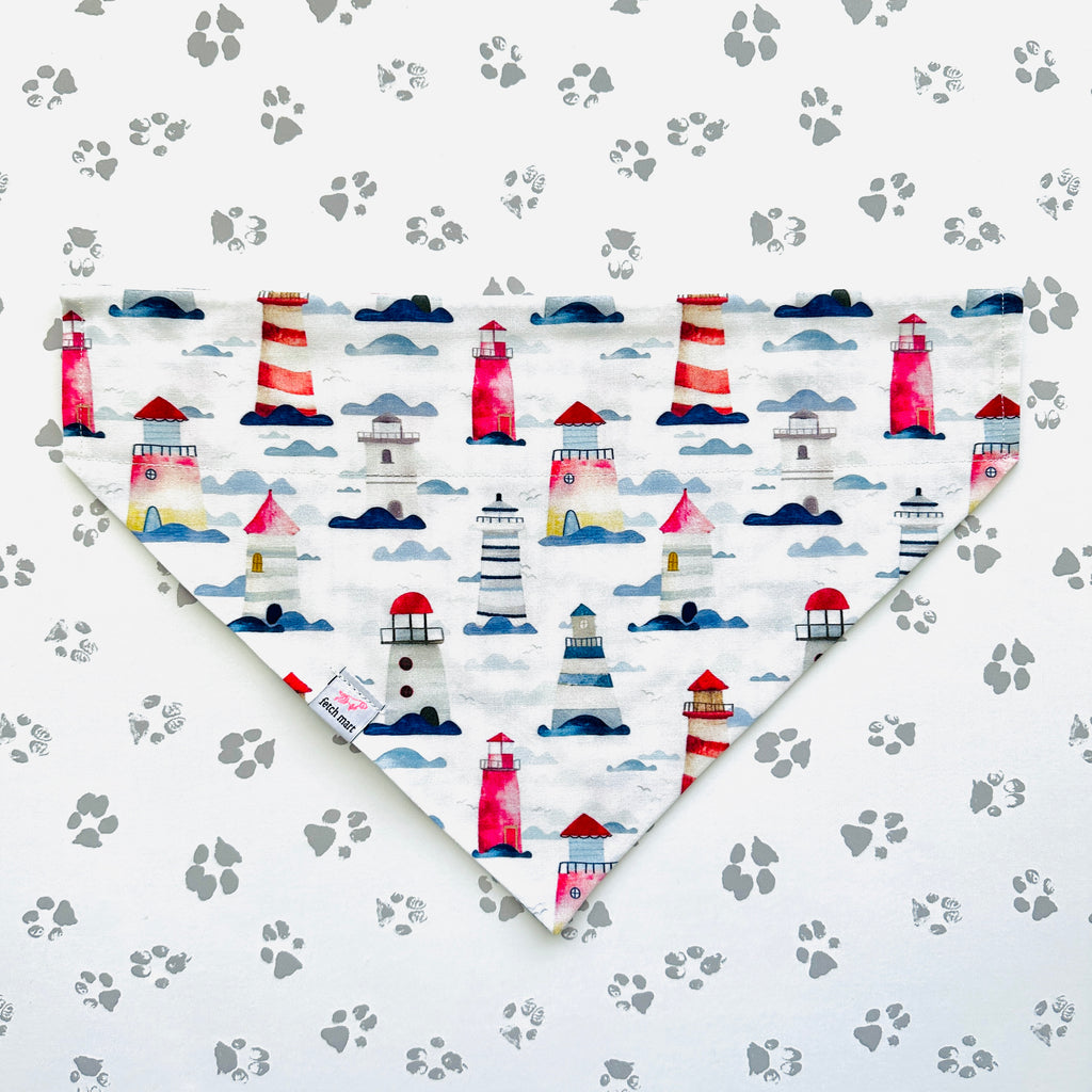 Maine Lighthouses Bandana