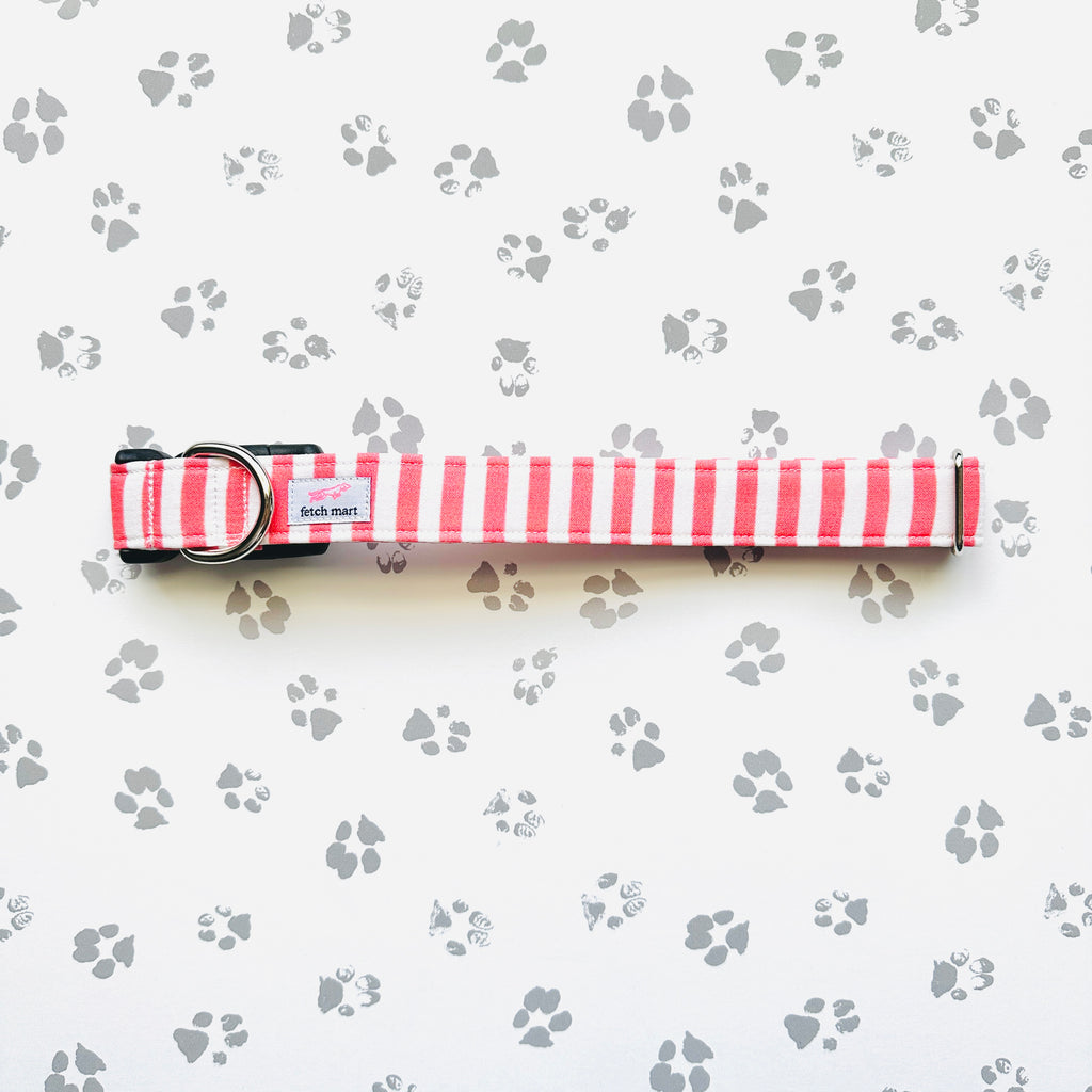Coral Cabana Stripe Collar