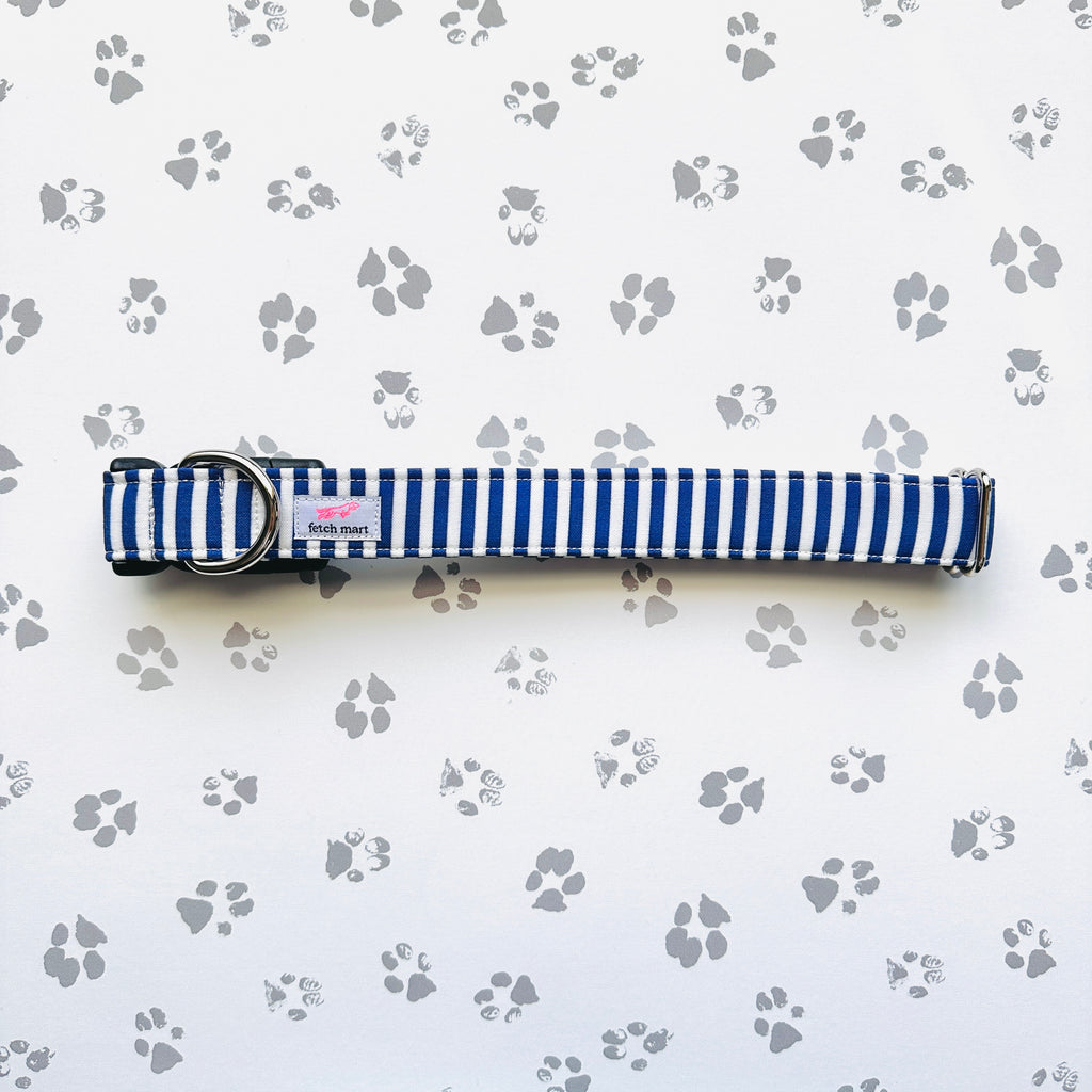 Navy Cabana Stripe Collar