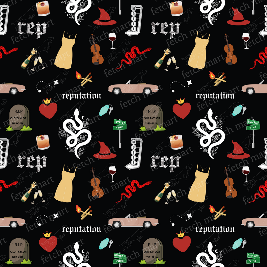 Digital fabric swatch of Reputation (Fetch Mart's Version)