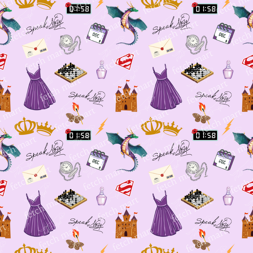 Digital fabric swatch of Speak Now (Fetch Mart's Version)