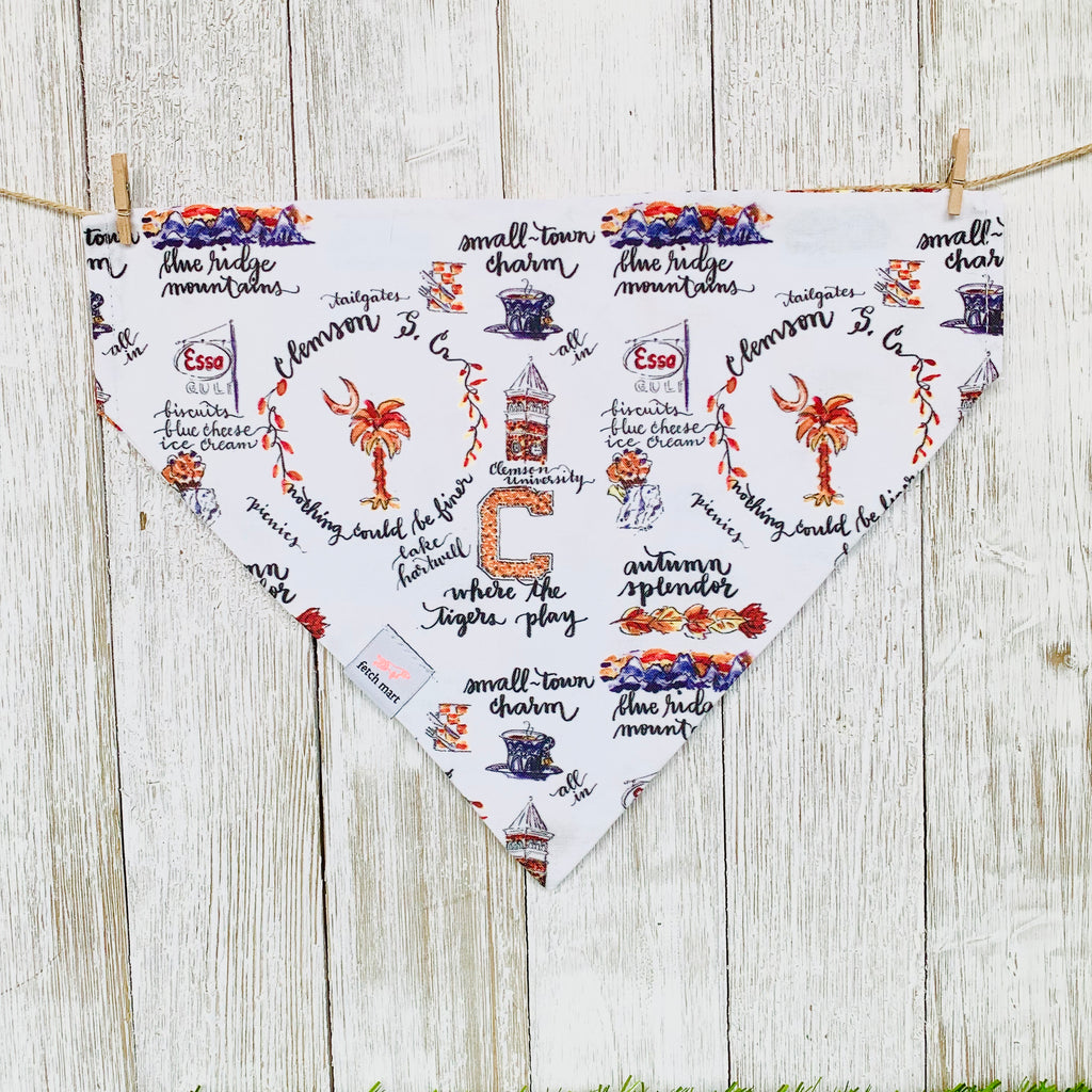 Clemson Village Bandana