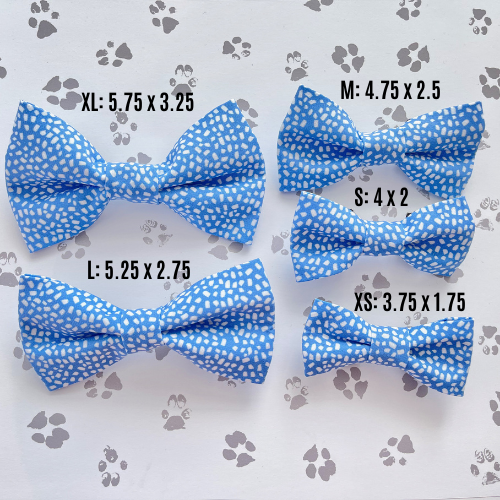 Blue Gingham Sailor Bow